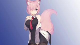 Busty Kitsune Teacher Gets Turned On After Catching You Drawing Lewd Art In Class!