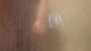 Wet Shower Jerking Off 