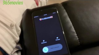 Blonde Cougar Answers Phone Call From Husband At Work On Lunch ...