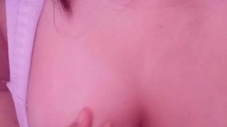 sexy asian playing with nipples