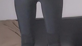 TikTok squat striptease
