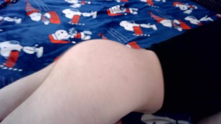 Hey stepdaddy, My Boi Pussy is ready for Cum!: Bent over + showing Asshole & balls - Tekashibis