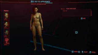 Cyberpunk Female Character Customization