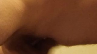 Quick fap with hands free cumming