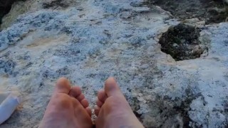 My feet after hiking - Part 2