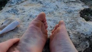 My feet after hiking - Part 2
