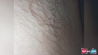 Hairy armpits and pussy of chef's chubby 