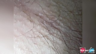 Hairy armpits and pussy of chef's chubby 