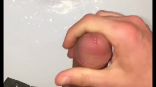 Horny twink show off