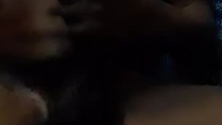 Macular man playing with pocket pussy