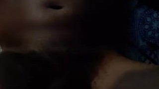 Macular man playing with pocket pussy