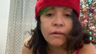 Anna Maria Mature Latina Bachata dance in red lingerie