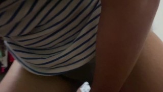 Caliente amateur da una gran mamada a suertudo