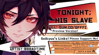 Genshin Impact Zhongli's BDSM Slave Tonight! Full: gum.co/GfFfZ