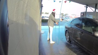 Washing Car in VR