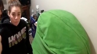 Fucked Doggystyle against Beanbag till Her Pussy is Filled with Cum - Heather Kane