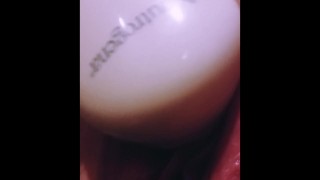 MILF Vibrator on Big Clit Orgasm