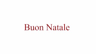 Buon Natale !