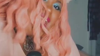 Pretty black bbw joi