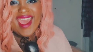 Pretty black bbw joi