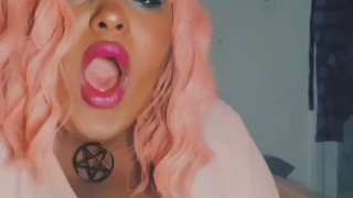 Pretty black bbw joi