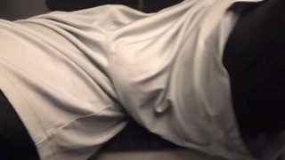 BULGING on the TRAIN