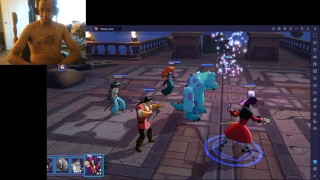 BLACK ASPIE BOY PLAYING DISNEY SORCERER'S ARENA NUDE