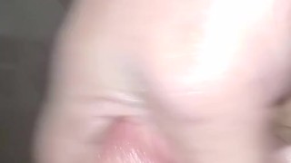 Jacking off with cum shot