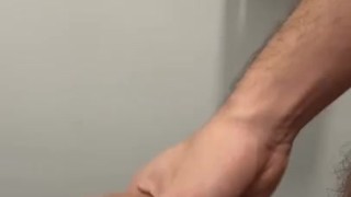 Large 8” cock twink cums buckets from teen