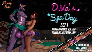 Dva Spa Day - Act 1 TRAILER Overwatch Futanari 3D Hentai