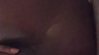 Dildo on my ass makes my tight grip pussy drool 