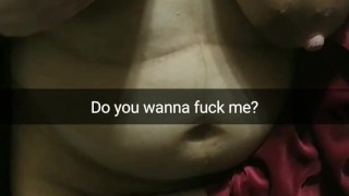 Do you wanna fuck my fertile thicc wife with a huge boobs? She love cum! [Cuckold Snapchat]