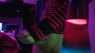 Hung Femboy blows two massive loads!