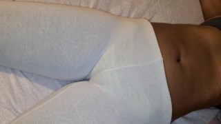 Hot Latina in Seethrough Leggings - Best Cameltoe and Thick Booty POV 4K