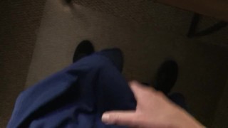 Christmas Edging Brings Precum and Gooey Load