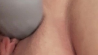 Close up playing with my pussy vibrator