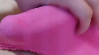Pink Panty Cum Part 2