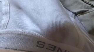 Cumming in Tighty Whities