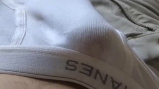 Cumming in Tighty Whities