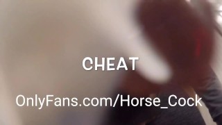 Slut Male Stripper and Amateur Pornstar Strokes Big White Cock for Juicy Cumshot POV Close up