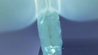 *TRIPPY VIBE* MILF rides huge dildo, then squirts. *TURN IT UP* Lots of dirty talk Stacey38G