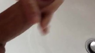 Jerking my boner and cum