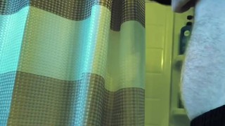 Just messing around in the shower..... some nipple play too:)