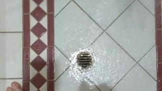 Young Stud Pisses On Hairy Body and Talks Dirty While Stroking Thick Cock - Verbal Piss Daddy