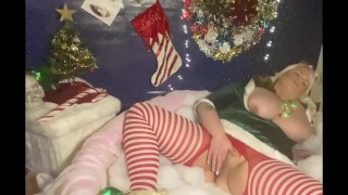 Busty BBW Mrs.Claus missing Santa’s Candy Cane!