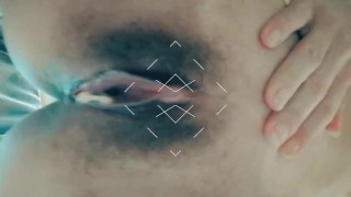 Tik Tok Dripping Cum Sperm from Teen Pussy after Creampie