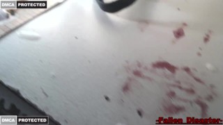 huge mess crime scene