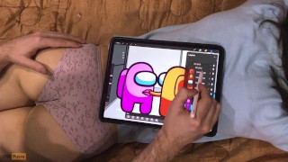 Among Us animation Impostor porn (this is how I make my animations) Behind The Scenes