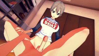 Futa Uzaki-chan has not only big breasts..