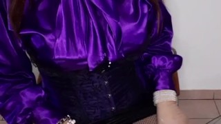 Satin Doll masturbation - PV